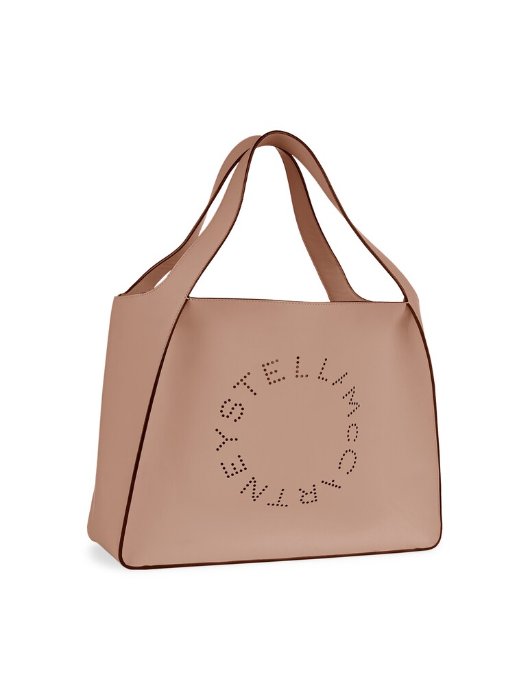 Stella McCartney Tote Bag Stella con logo - beige Super sconto