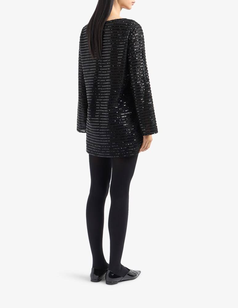 Emporio Armani Vestito corto a manica lunga In Vendita