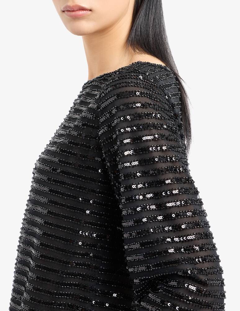 Emporio Armani Vestito corto a manica lunga In Vendita