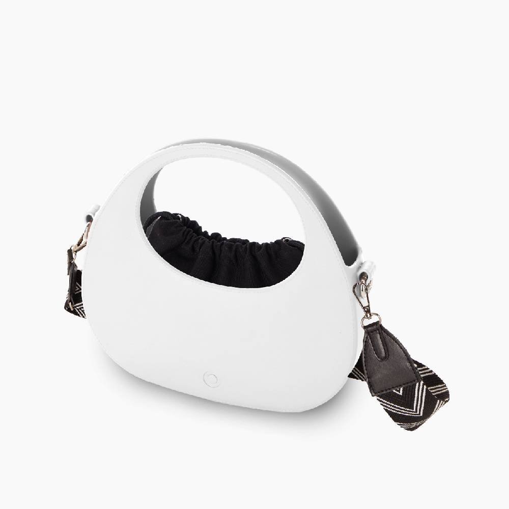 O bag oblò latte con tracolla freccia Sottocosto
