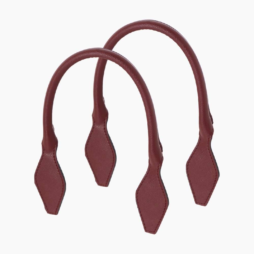 Manico corto a rombo bordeaux Online