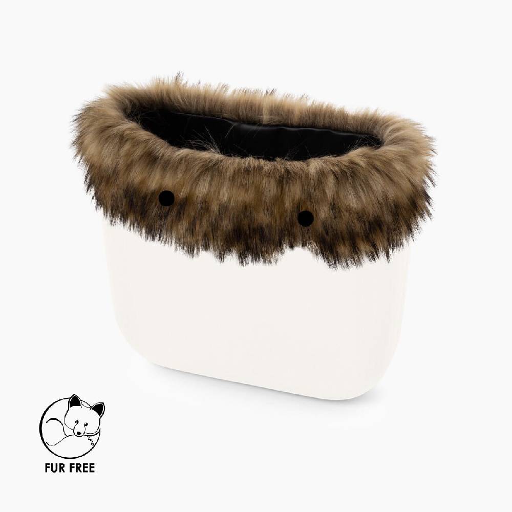 Bordo O bag mini fibra sintetica murmasky naturale Saldi