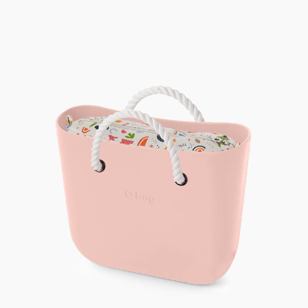 O bag mini rosa smoke doodle Shopping Online