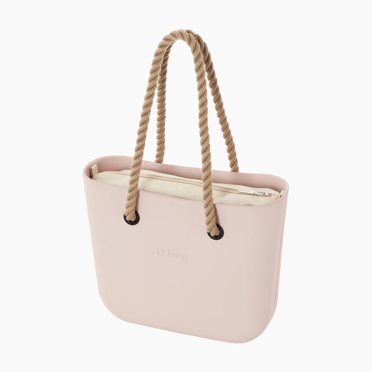 O bag mini rosa smoke e naturale Affare Del Giorno