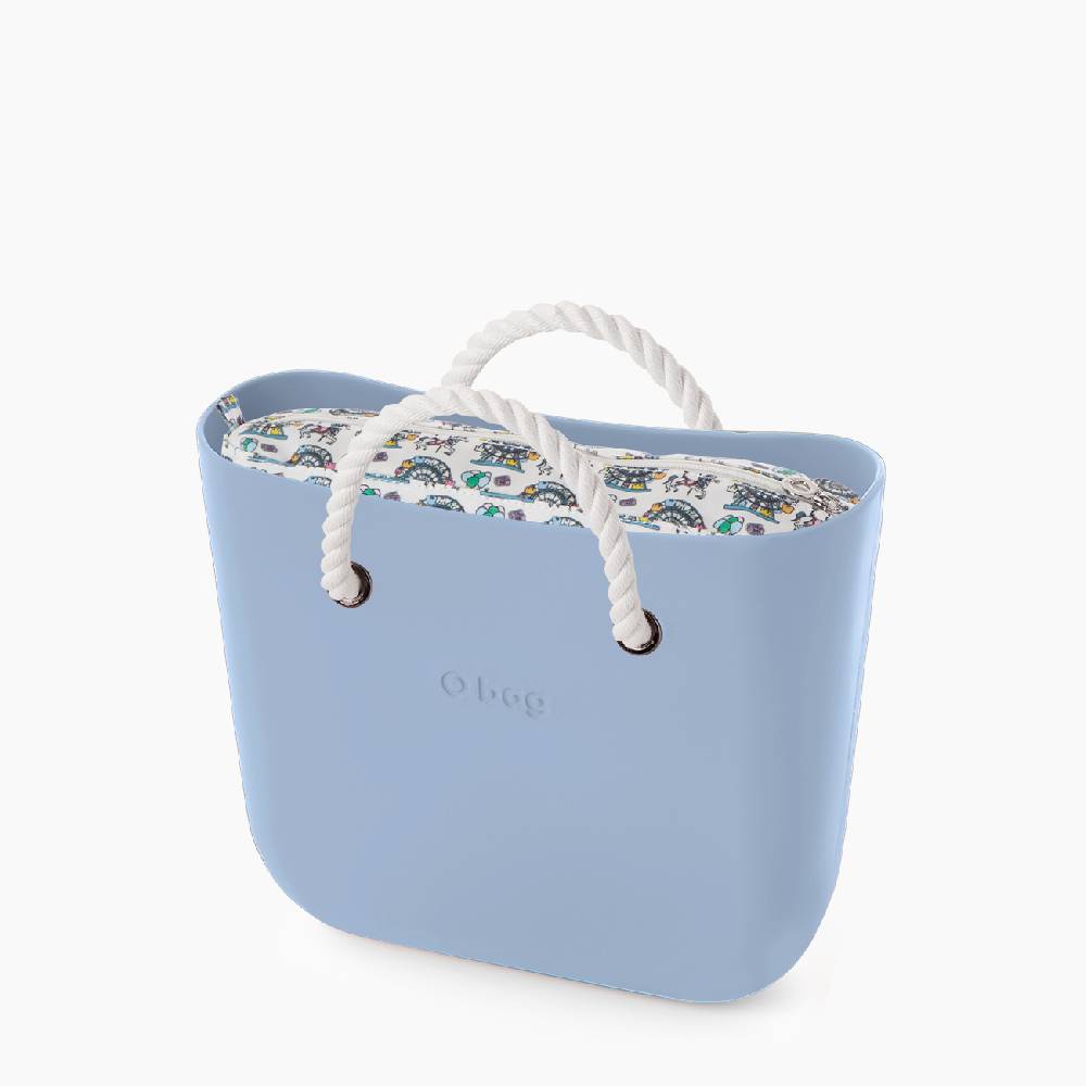 O bag mini skyway e bianco luna park