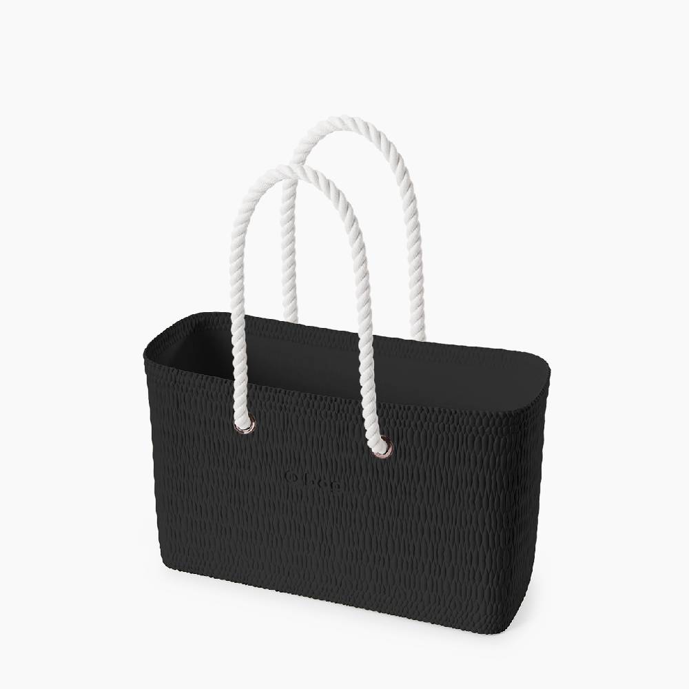 O bag beach nero e bianco Online Outlet