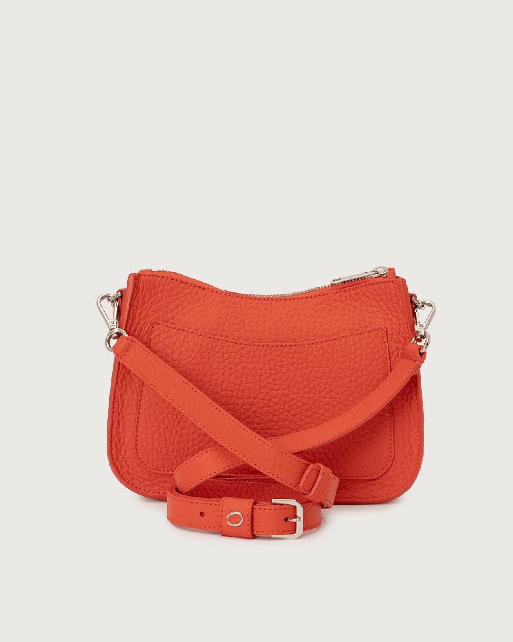 Orciani Borsa crossbody mini New Moon Soft in pelle martellata Nuovo