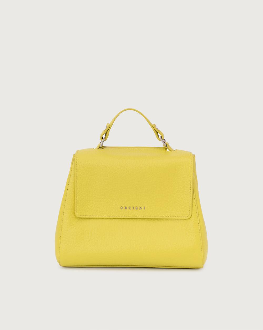 Orciani Borsa Sveva Soft Piccola a mano in pelle con tracolla Qualità Garantita