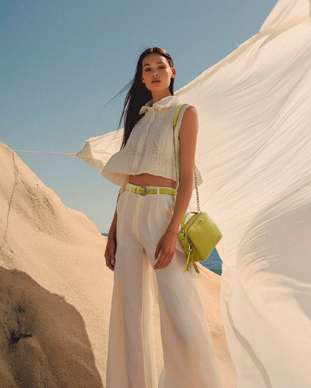 Orciani Mini Bag Chéri Soft in pelle a mano con tracolla Consegna Veloce