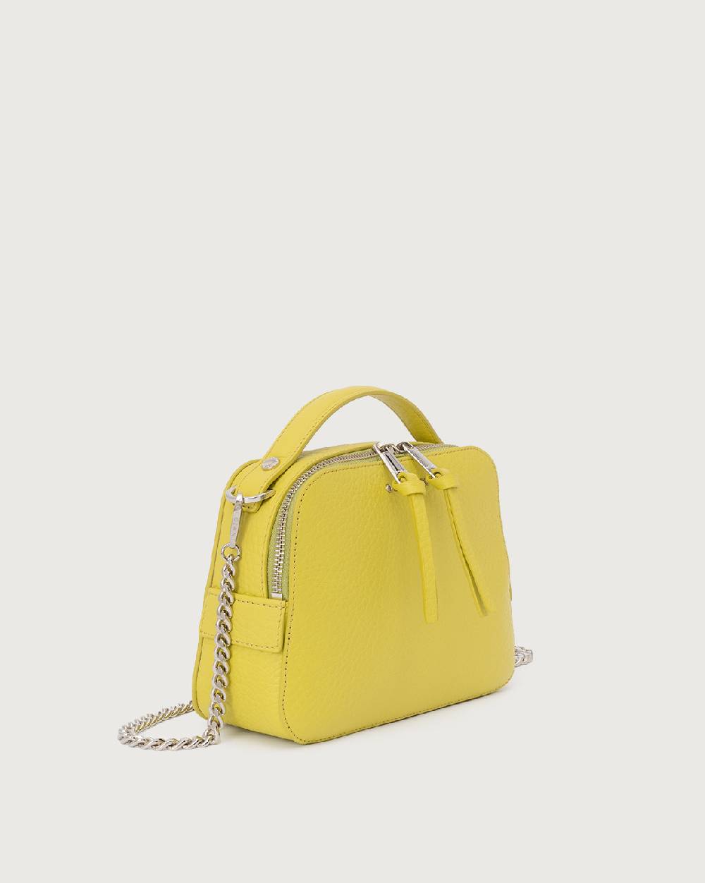 Orciani Mini Bag Chéri Soft in pelle a mano con tracolla Consegna Veloce