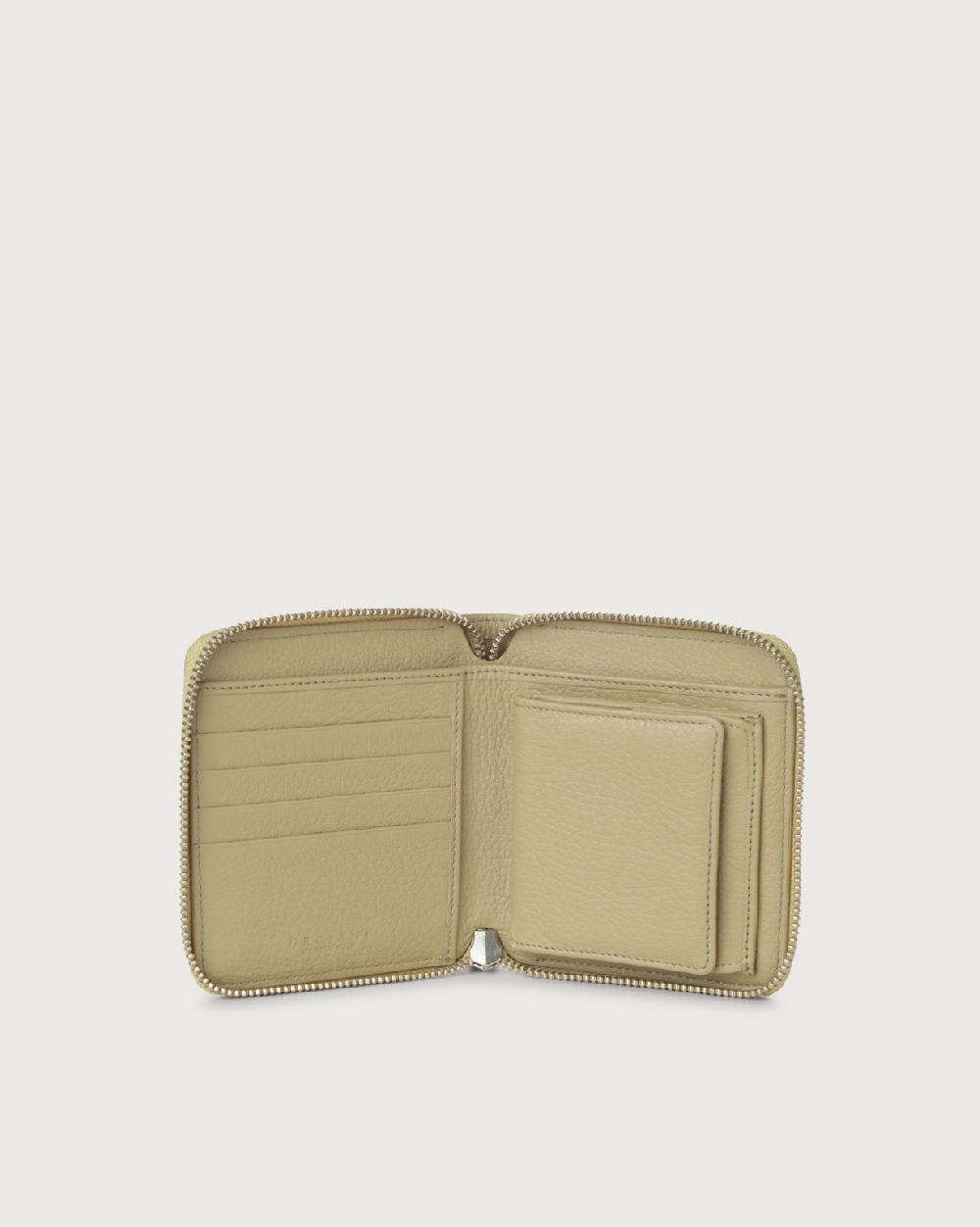 Orciani Portafoglio Sense zip-around piccolo in pelle Vendite Flash