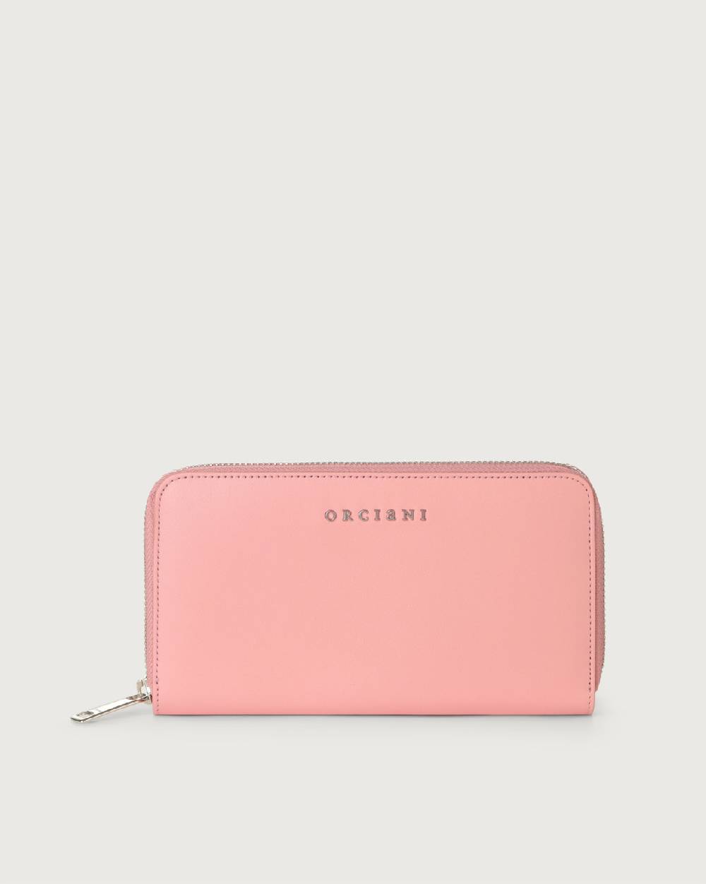 Orciani Portafoglio grande Liberty in pelle con zip