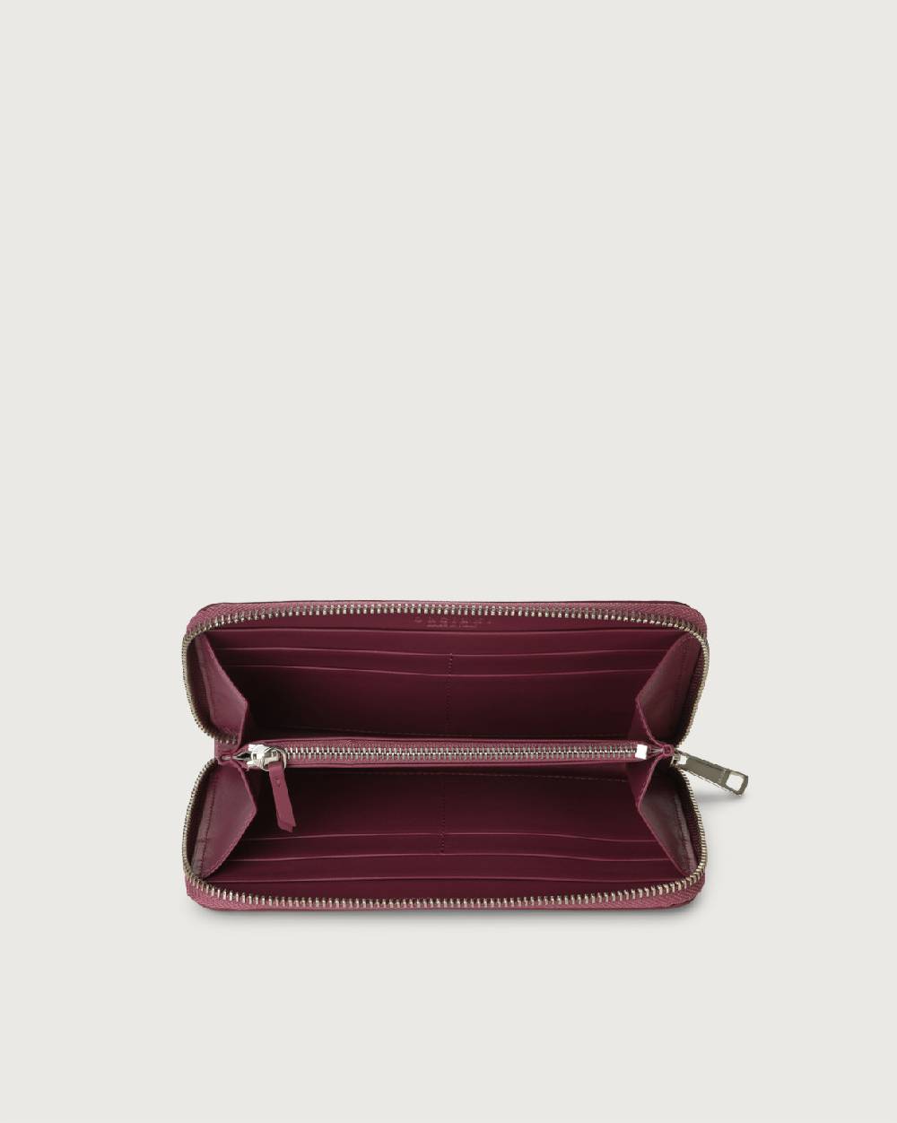 Orciani Portafoglio grande Liberty in pelle con zip Moda