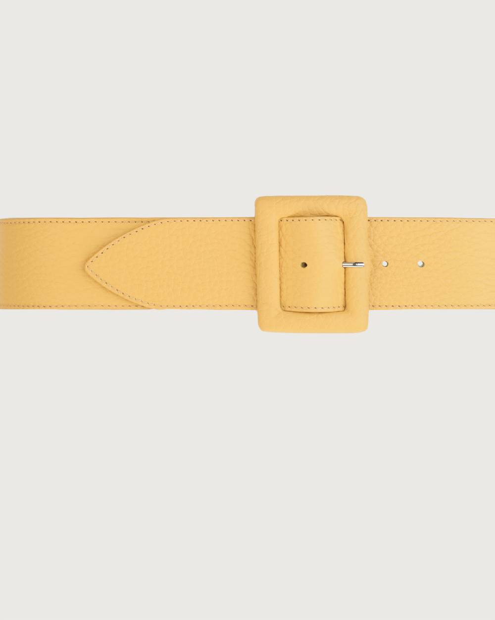 Orciani Cintura alta Soft in pelle con fibbia rivestita In Linea
