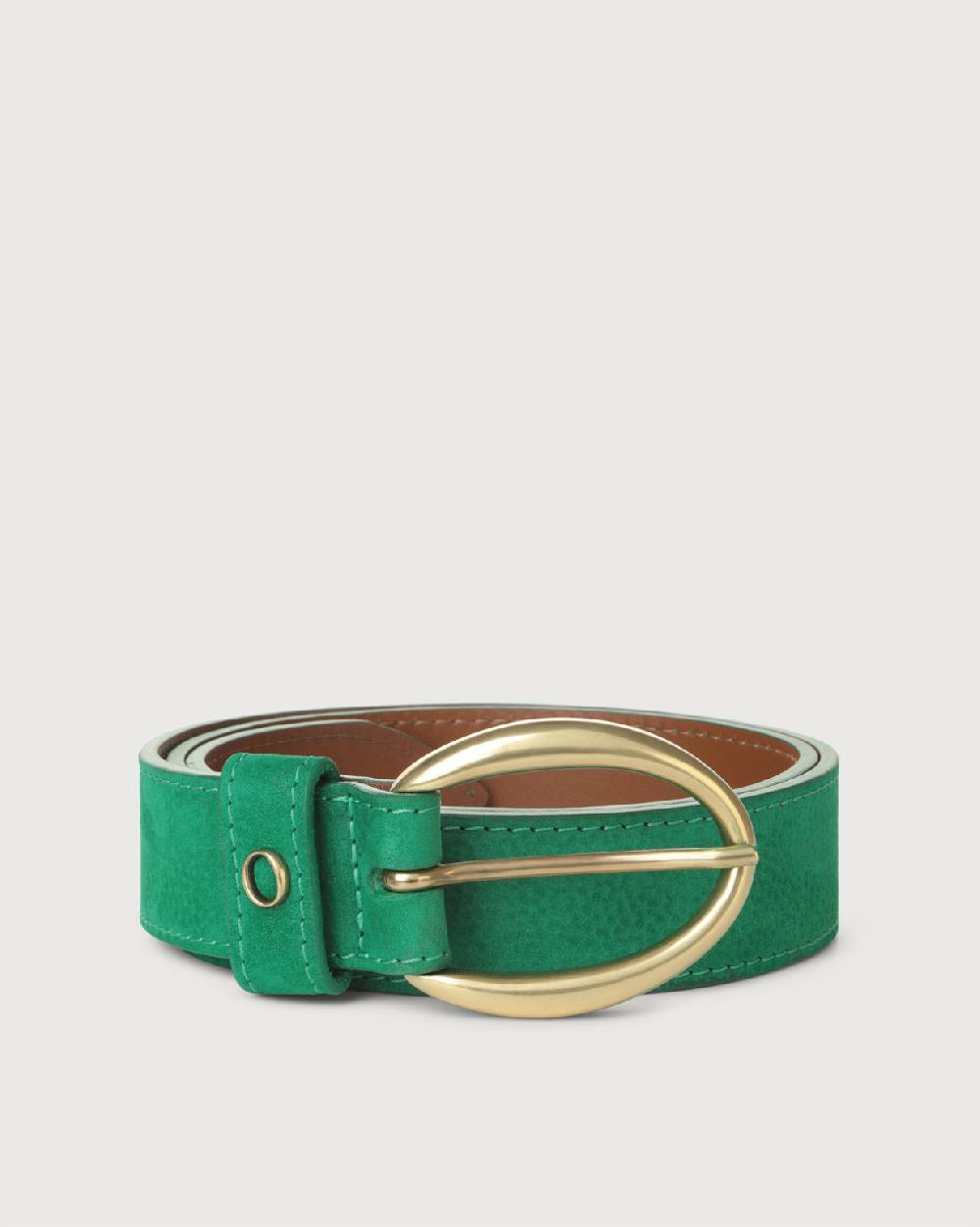 Orciani Cintura Nabucco in nubuck con monogram