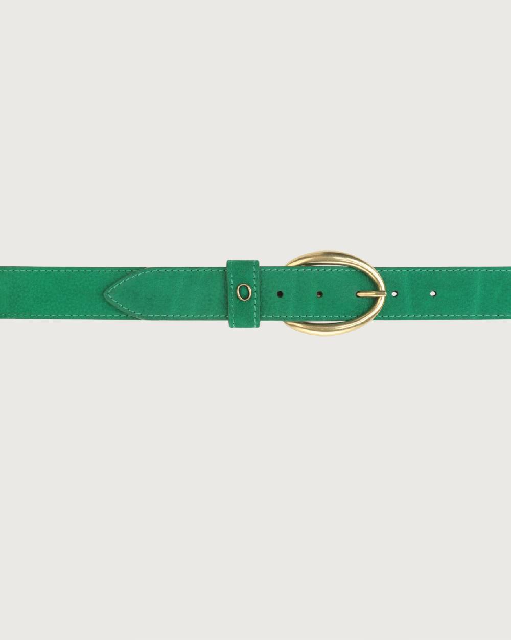 Orciani Cintura Nabucco in nubuck con monogram Qualità Garantita