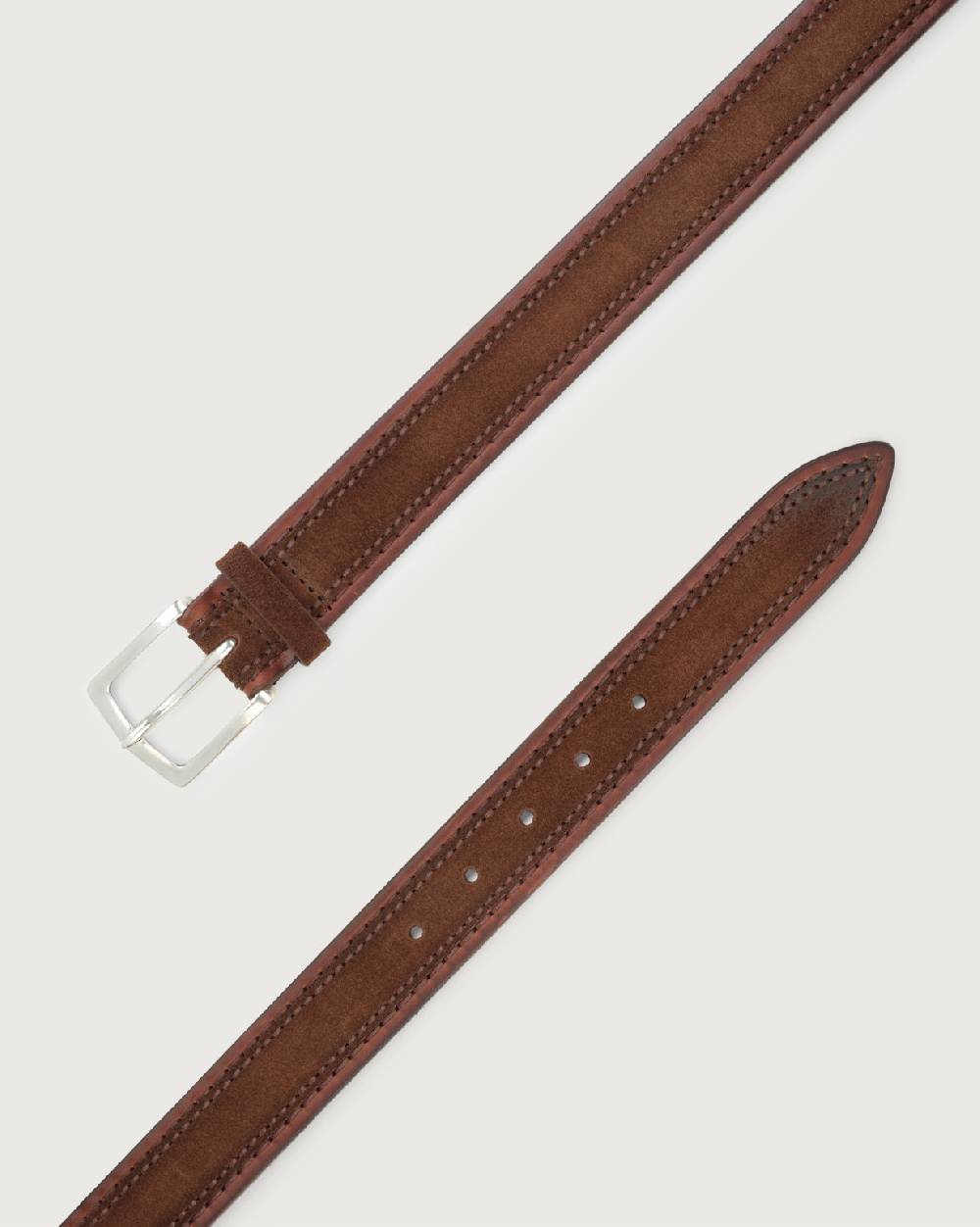 Orciani Cintura Cloudy in suede con ricamo Consegna Veloce