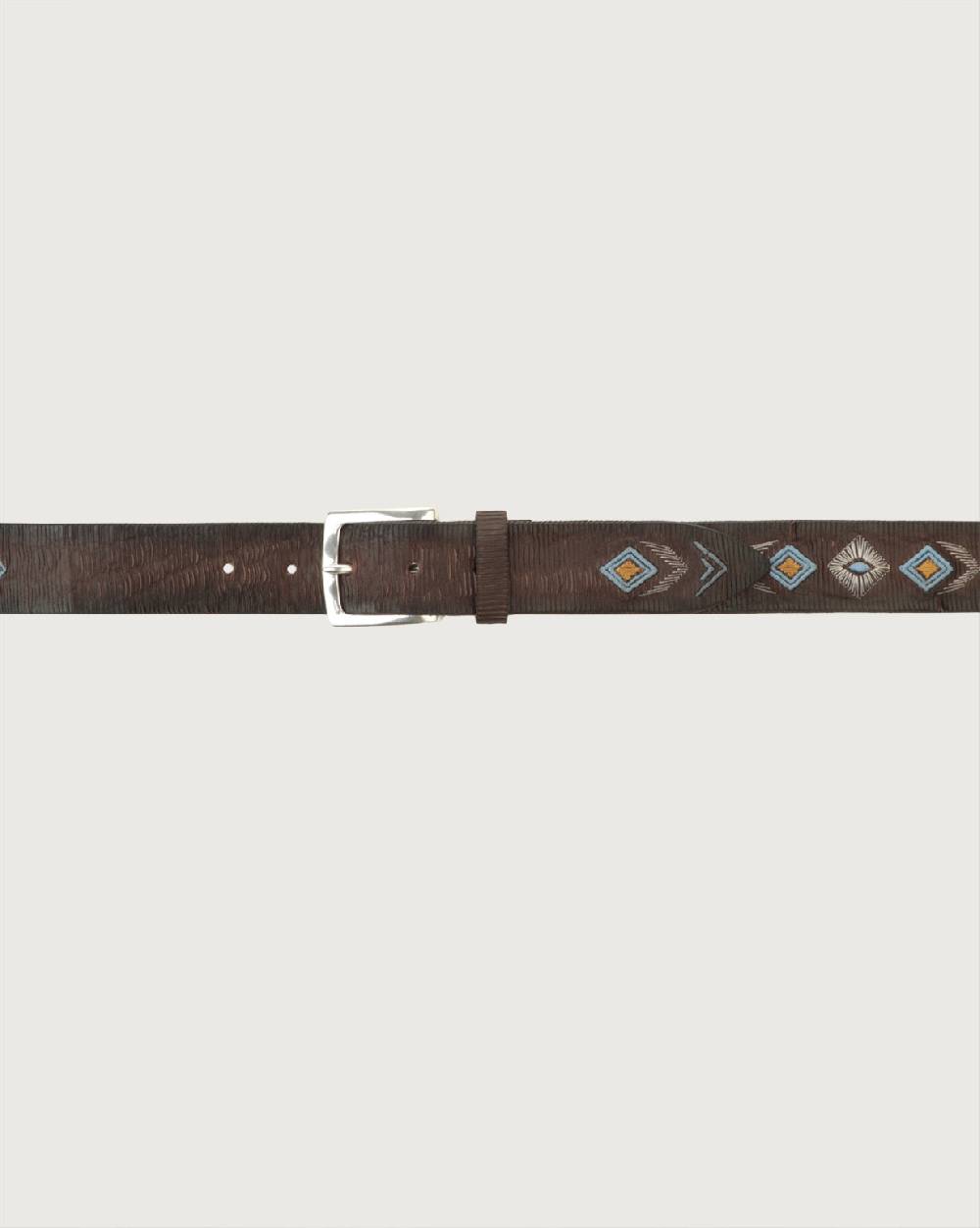 Orciani Cintura Blade Lakota in cuoio Presa