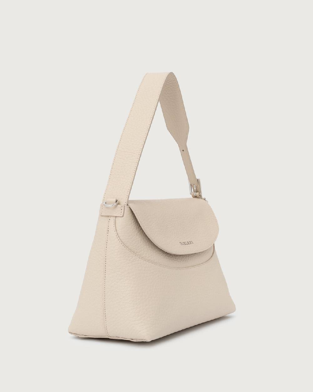 Orciani Borsa a spalla Nana Soft in pelle martellata con tracolla Online