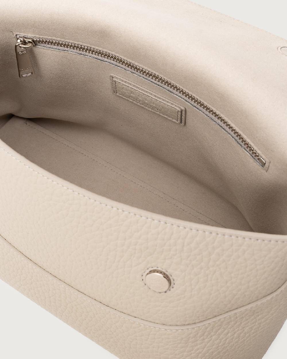 Orciani Borsa a spalla Nana Soft in pelle martellata con tracolla In Vendita