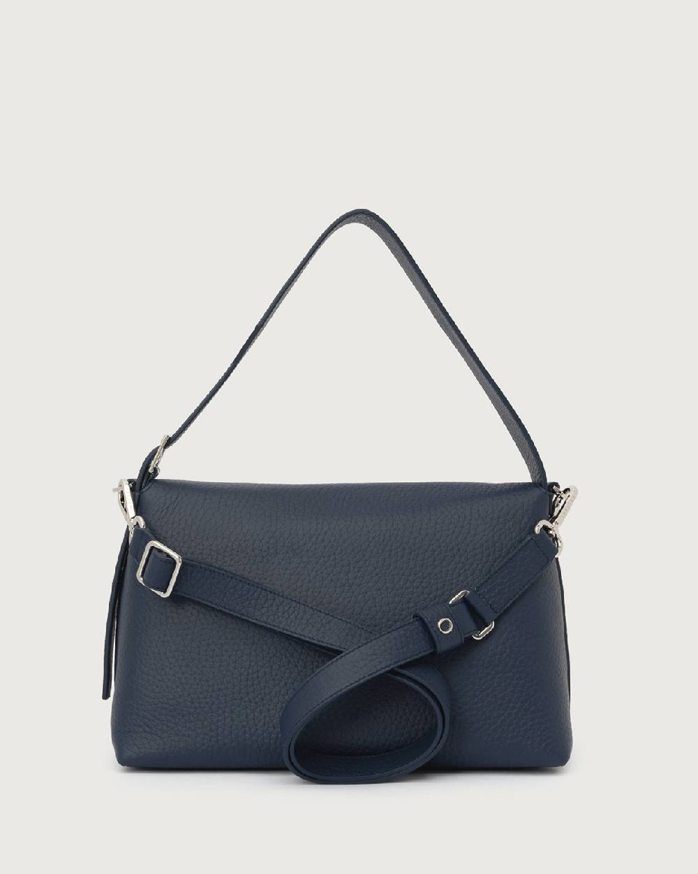 Orciani Borsa a spalla Nana Soft in pelle martellata con tracolla Offerte