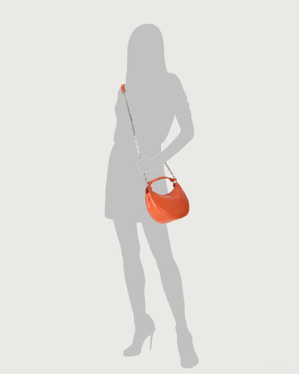 Orciani Mini Bag Dumpling Vanity in pelle con tracolla Nuova