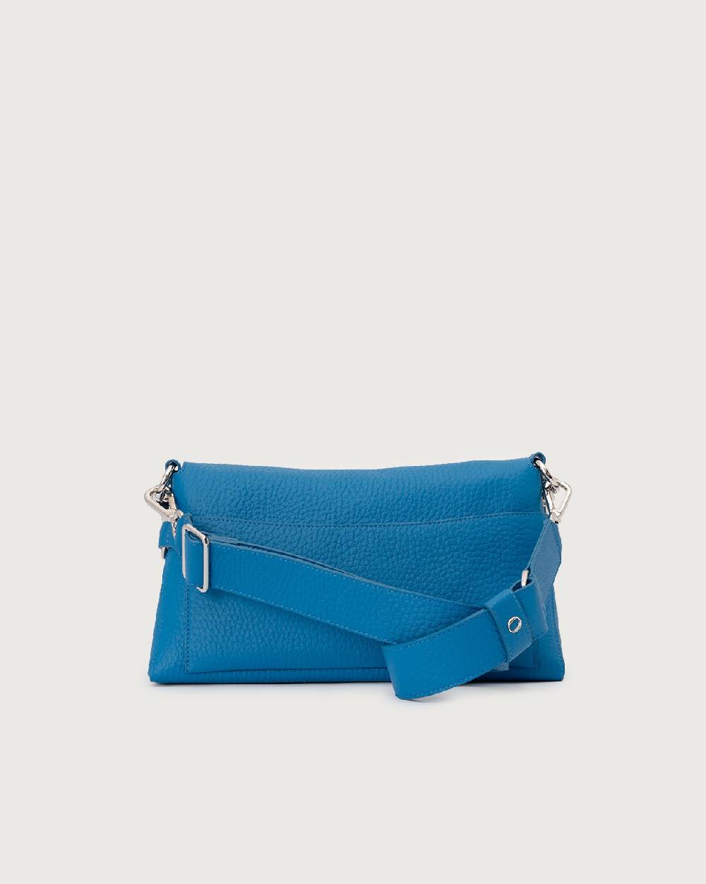 Orciani Borsa a spalla Missy Longuette Soft in pelle con catena e tracolla Italia