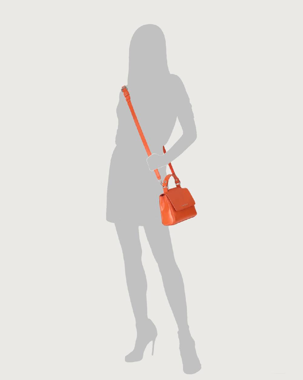 Orciani Borsa Sveva Vanity Mini a mano in pelle con tracolla Soddisfazione Garantita