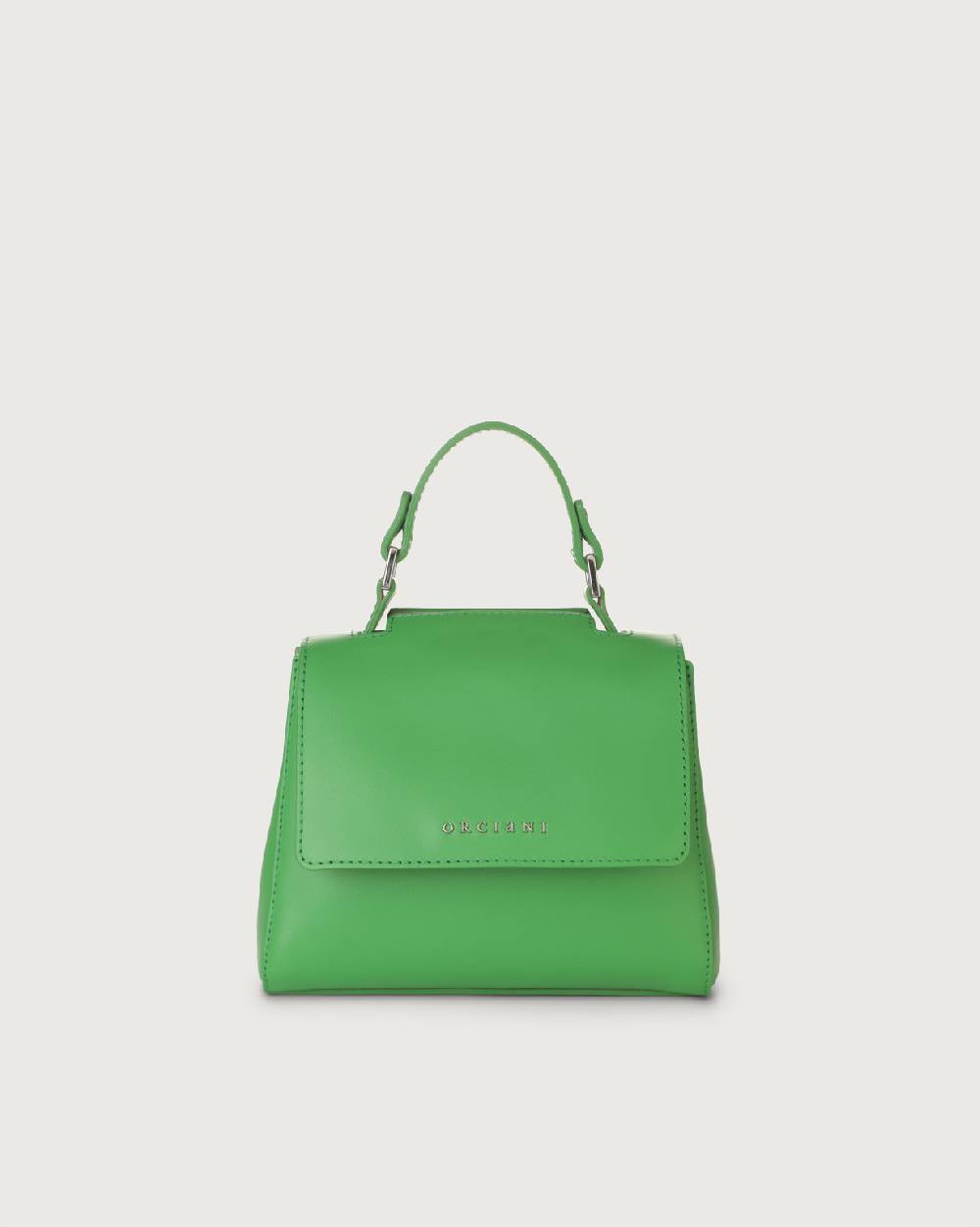 Orciani Borsa Sveva Vanity Mini a mano in pelle con tracolla Consegna Veloce