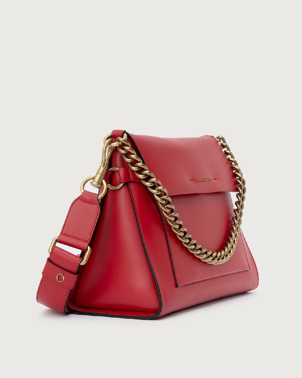 Orciani Borsa a spalla Missy Couture in pelle con catena e tracolla Shopping Online