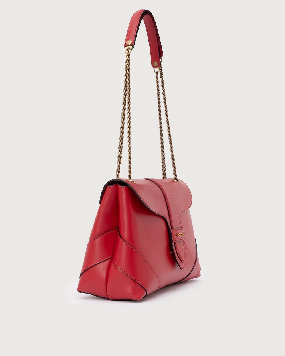 Orciani Borsa a spalla Alma m Couture in pelle Sottocosto