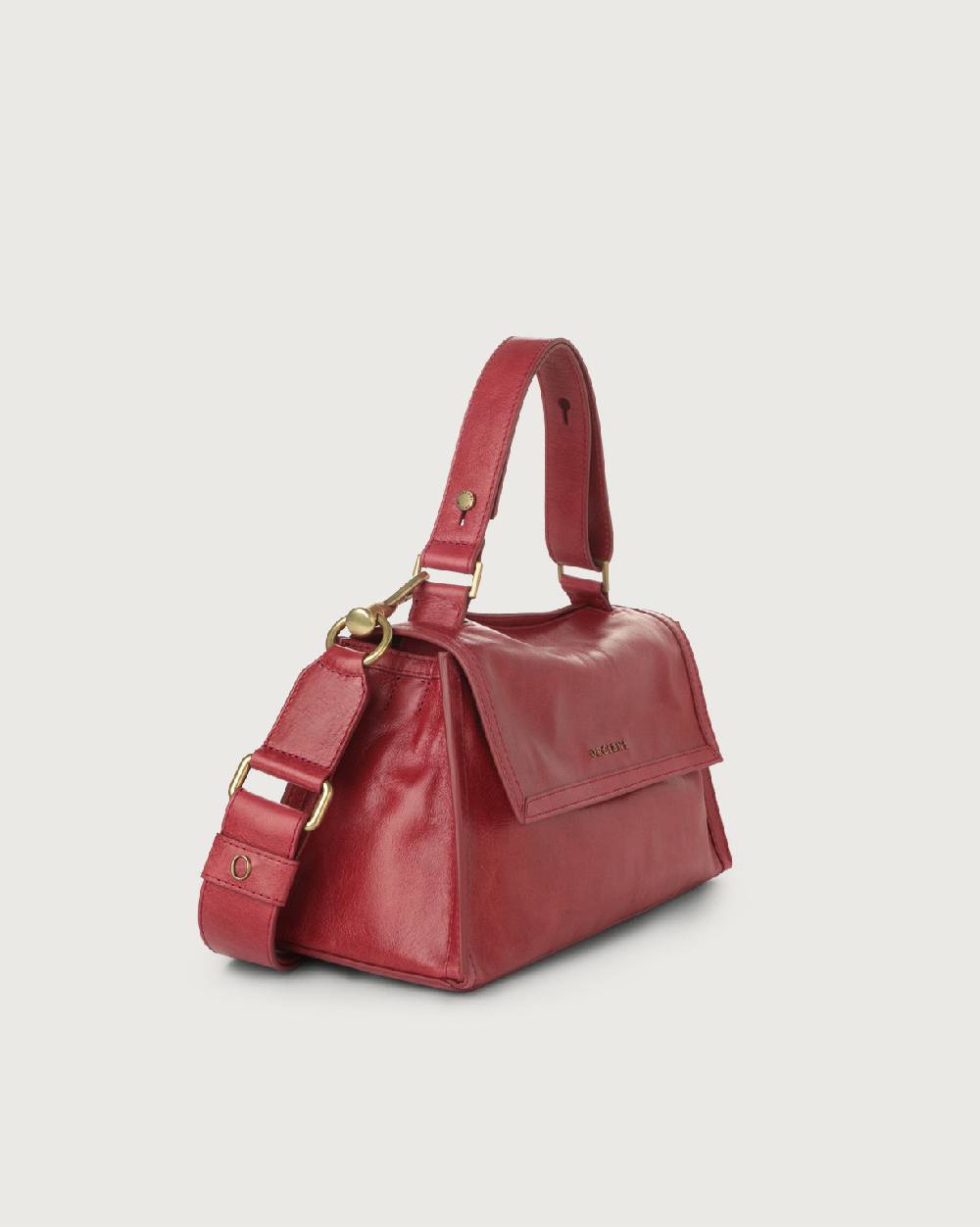 Orciani Borsa Sveva Longuette Notturno in pelle con tracolla Novità