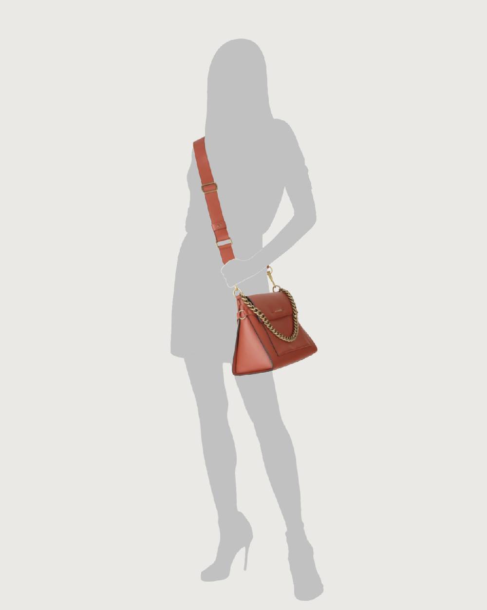 Orciani Borsa a spalla Missy Couture in pelle con catena e tracolla Offerta