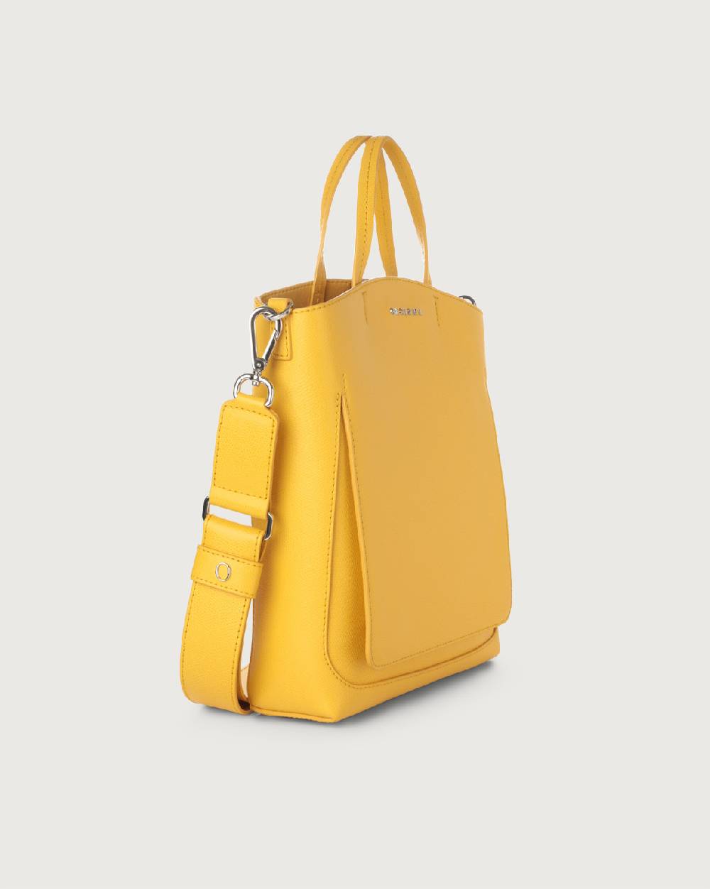 Orciani Shopper piccola Vulona S Premium in pelle Negozio