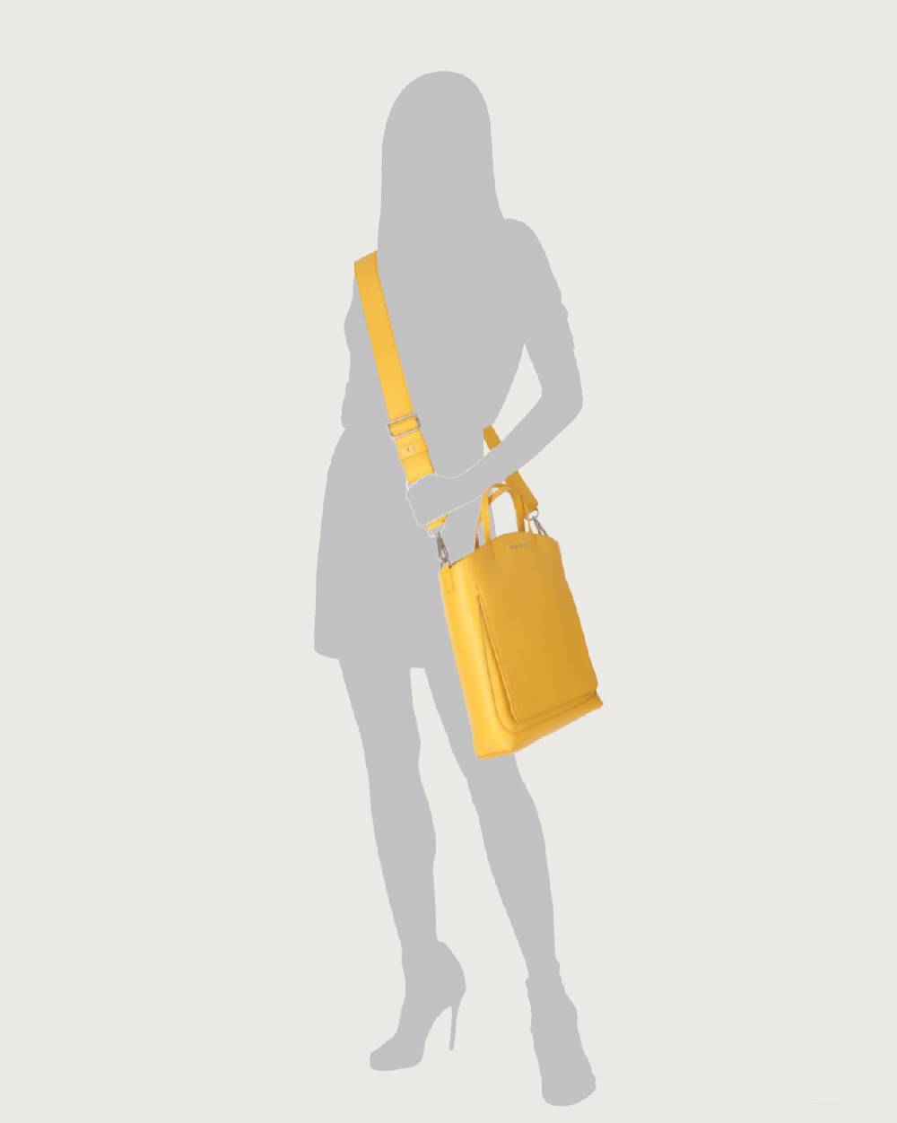 Orciani Shopper piccola Vulona S Premium in pelle Negozio