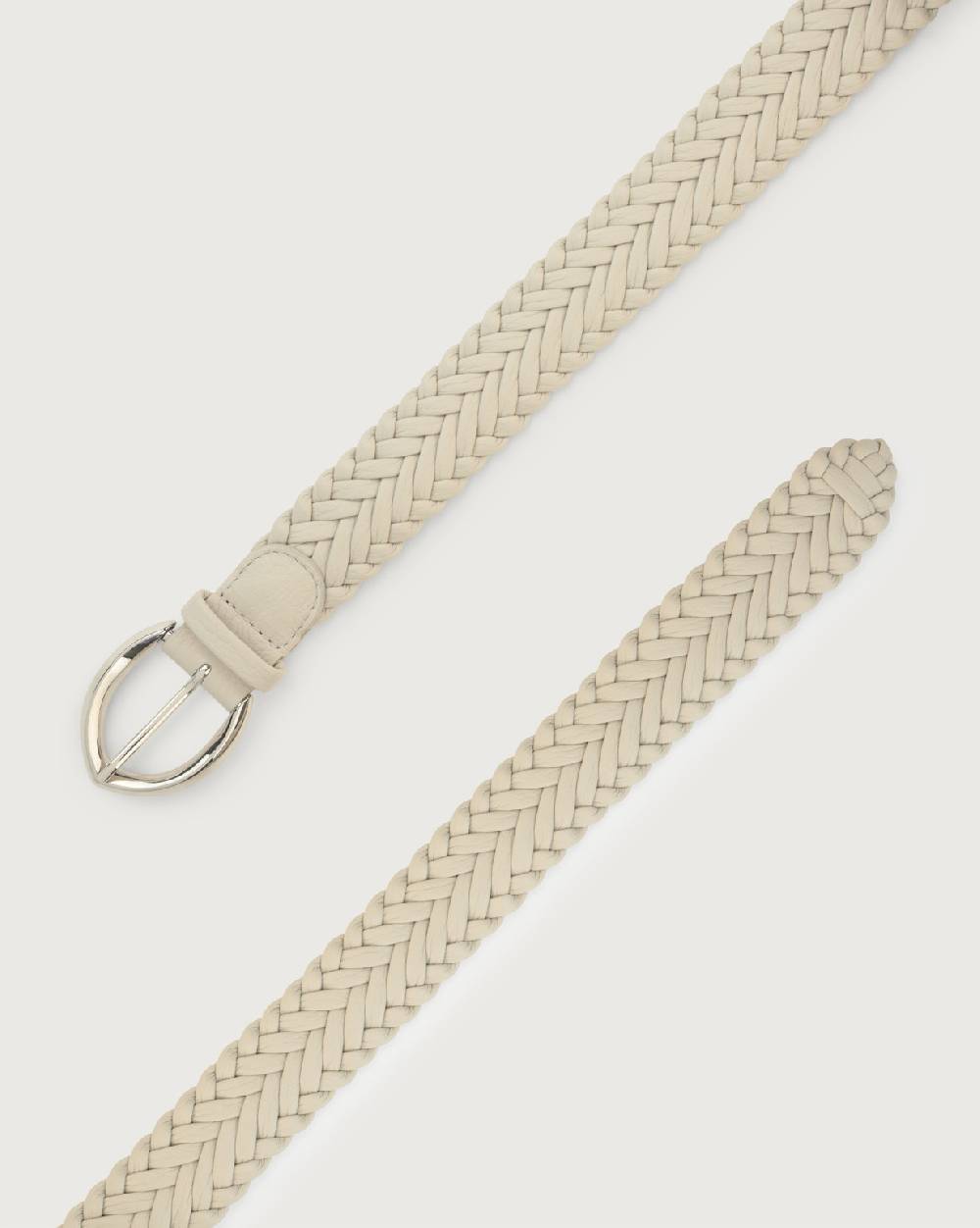 Orciani Cintura intrecciata Sense in pelle 3,5 cm Vendita