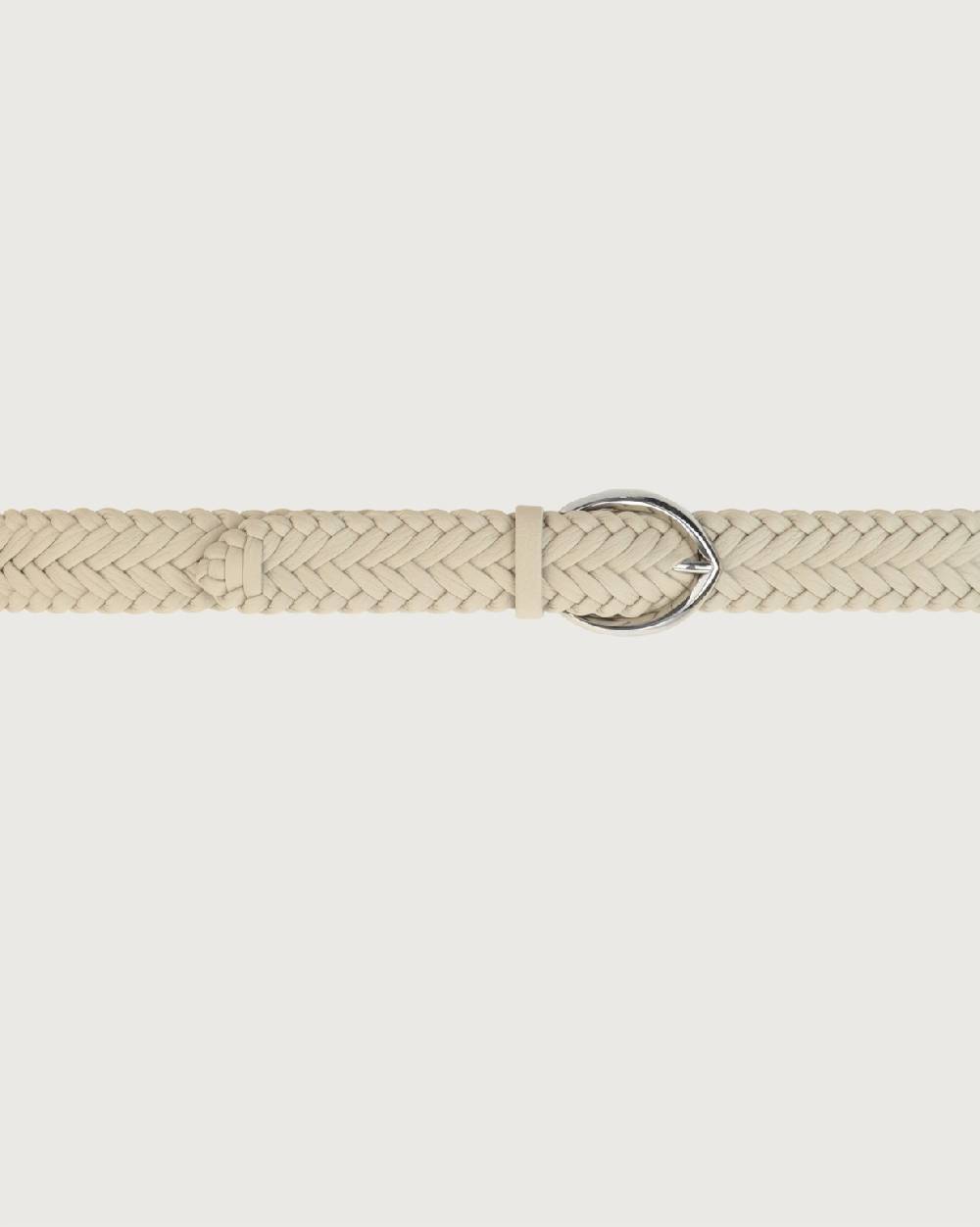 Orciani Cintura intrecciata Sense in pelle 3,5 cm Vendita