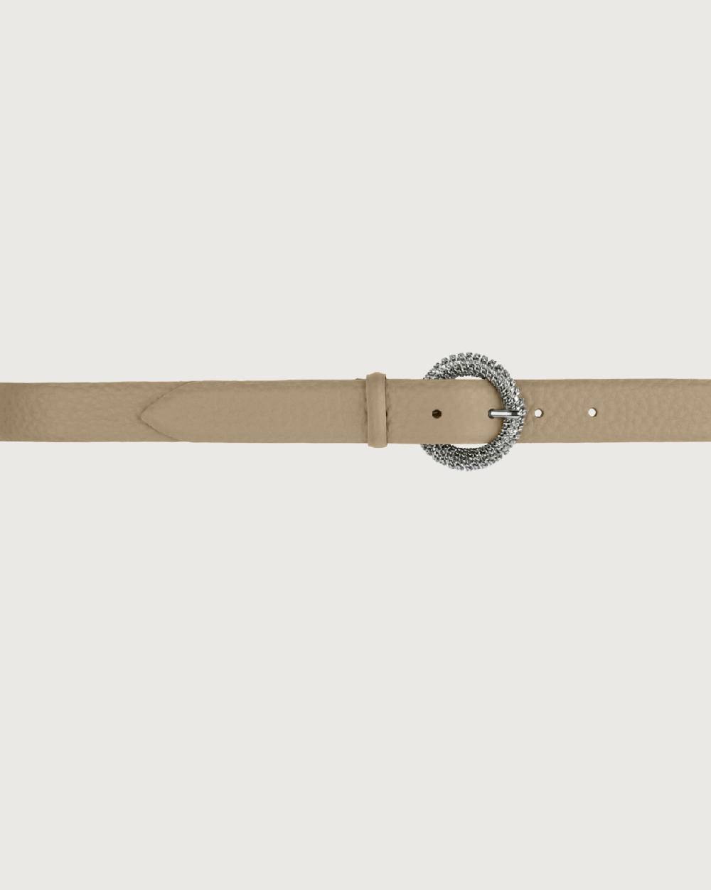 Orciani Cintura Soft in pelle fibbia chain Negozi Online