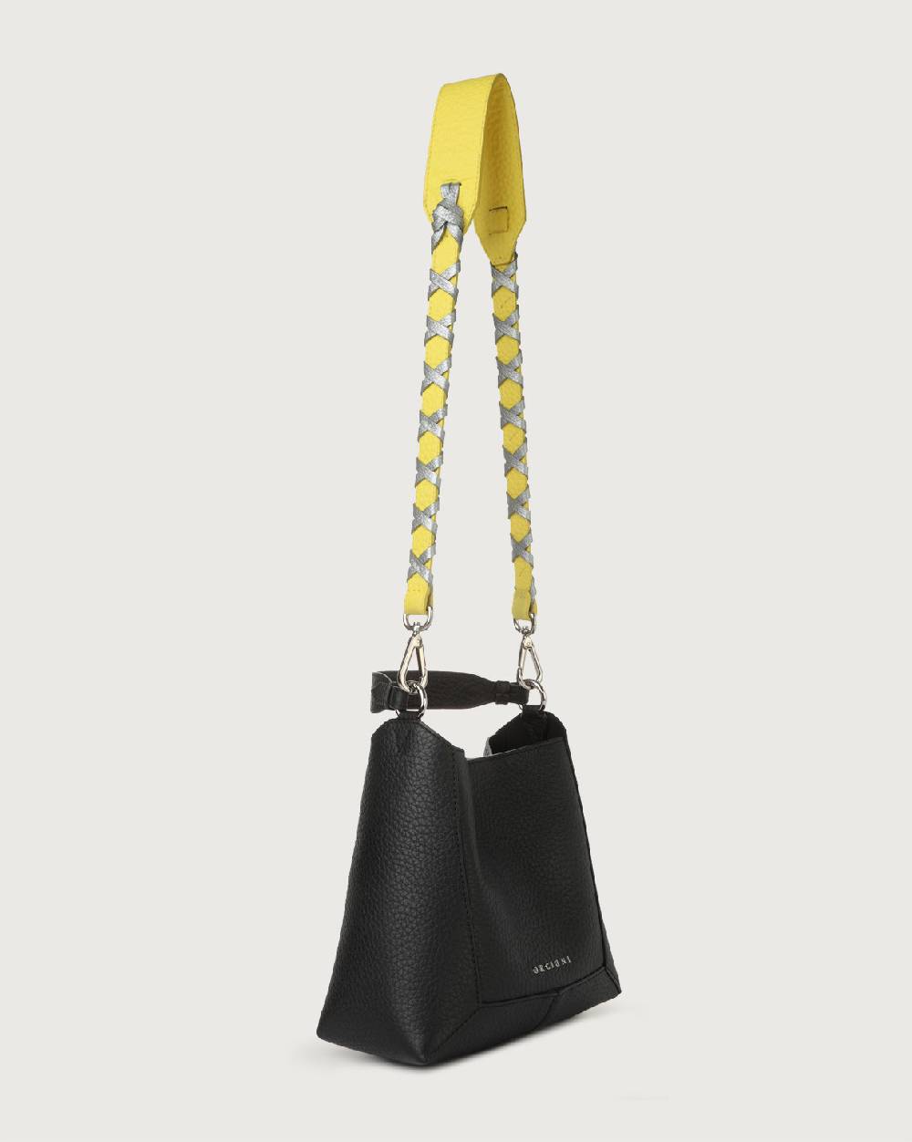 Orciani Tracolla Soft in pelle con intreccio Shopping Online