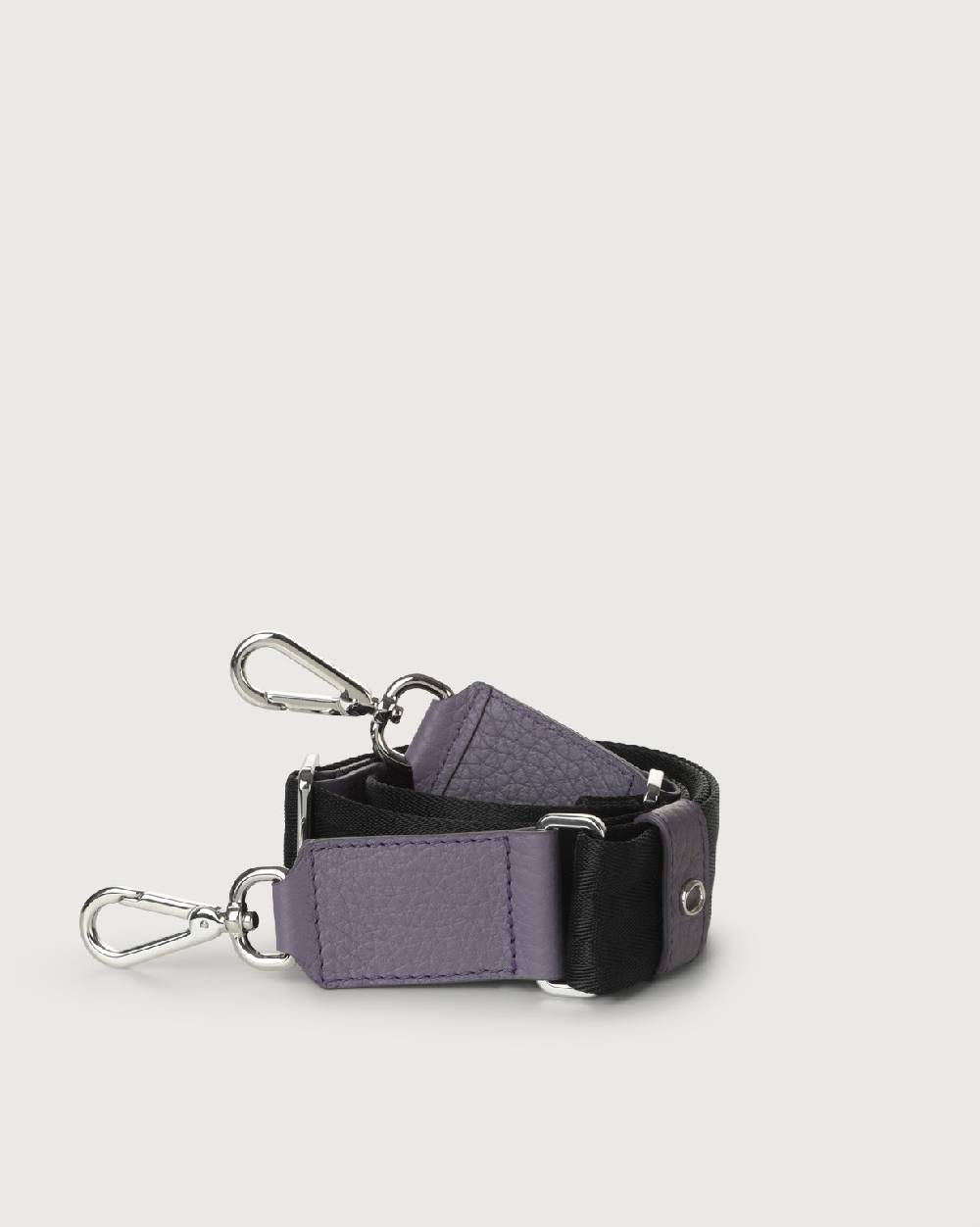 Orciani Tracolla Soft in tessuto e pelle Presa