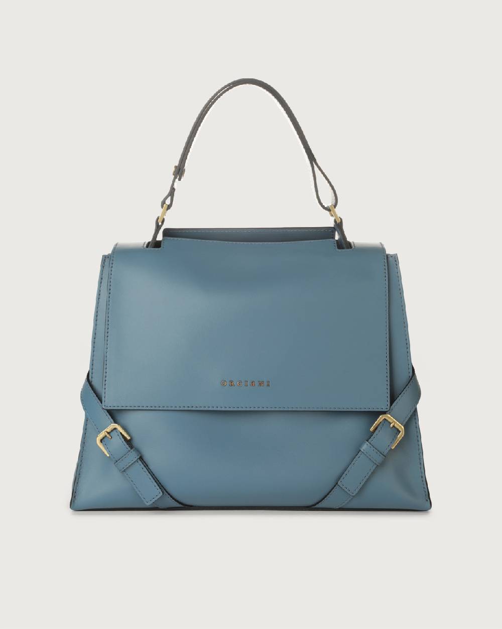 Orciani Borsa Sveva Couture Media a spalla in pelle con tracolla In Vendita