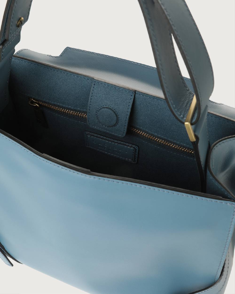 Orciani Borsa Sveva Couture Media a spalla in pelle con tracolla In Vendita