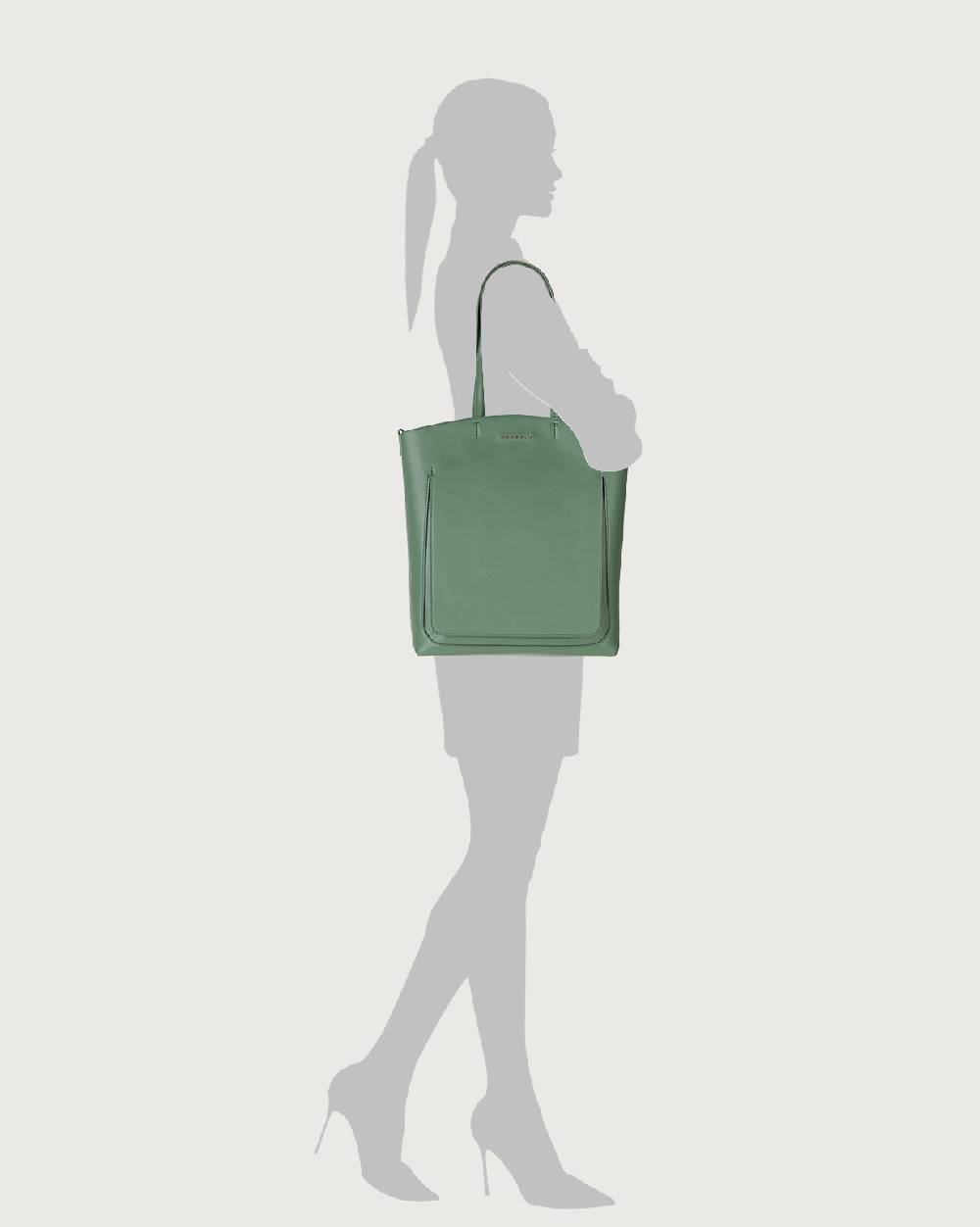 Orciani Shopping media Vulona M Premium in pelle Vendite Flash