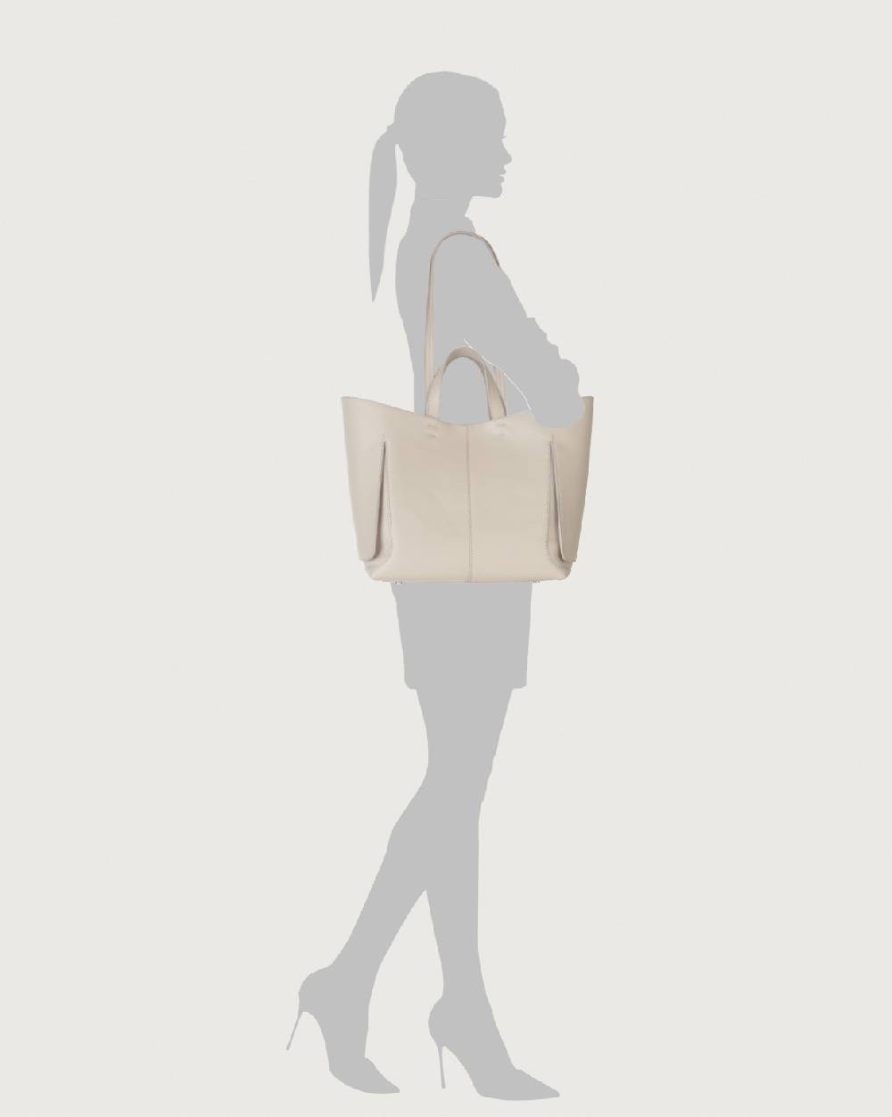 Orciani Shopper Vulona Premium in pelle Negozio