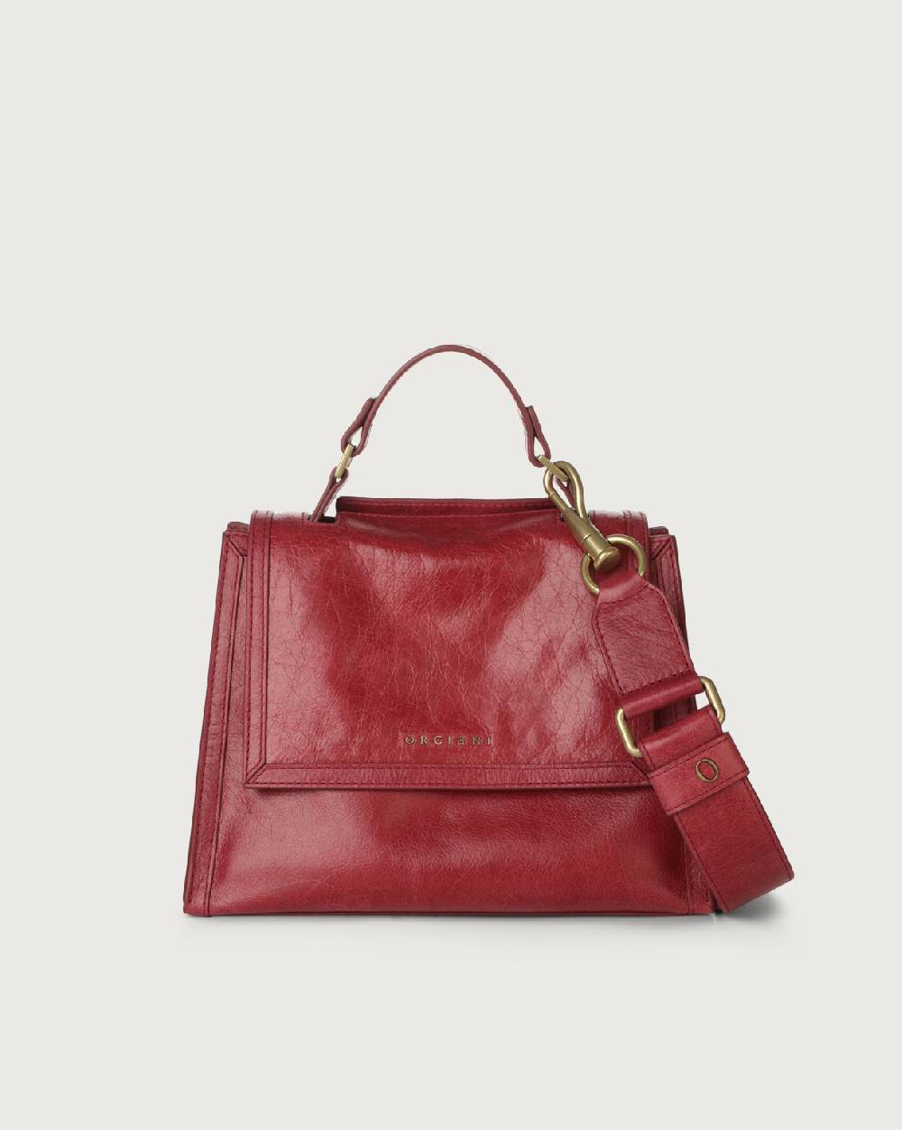 Orciani Borsa Sveva Notturno piccola in pelle con tracolla Nuova