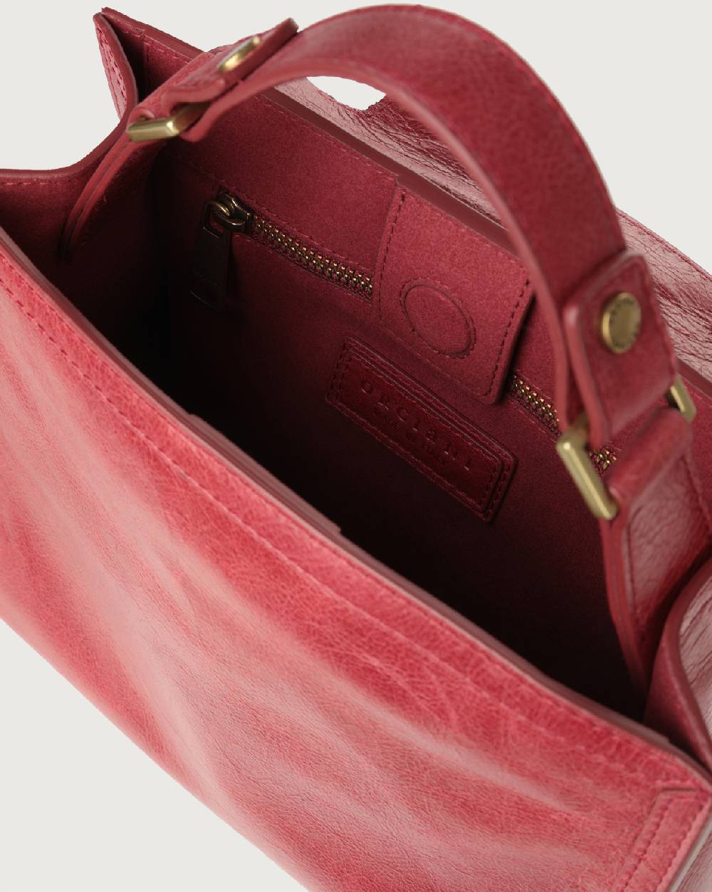 Orciani Borsa Sveva Notturno piccola in pelle con tracolla Nuova