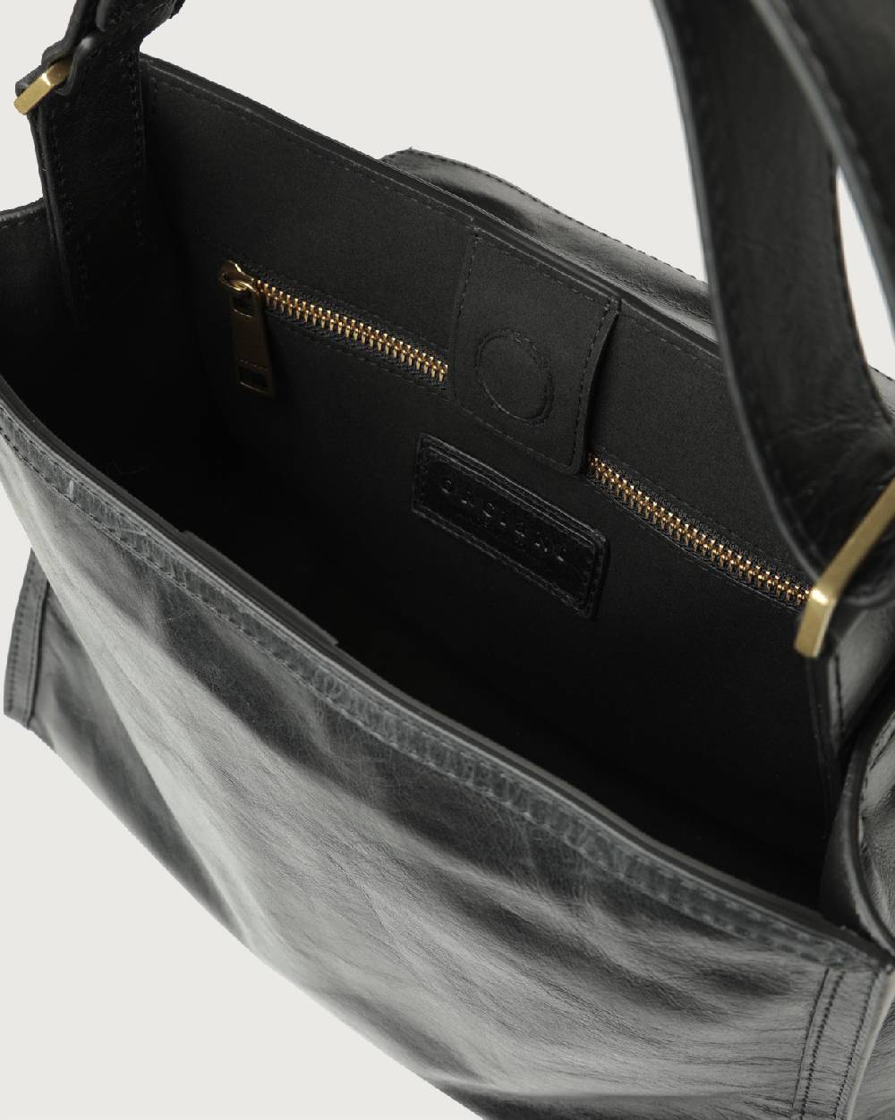 Orciani Borsa Sveva Notturno Media in pelle con tracolla 2025