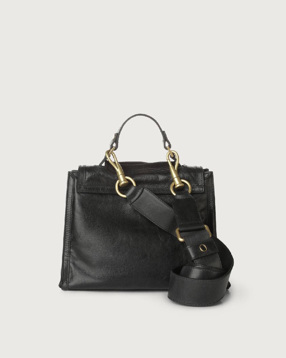 Orciani Borsa Sveva Notturno piccola in pelle con tracolla Italy