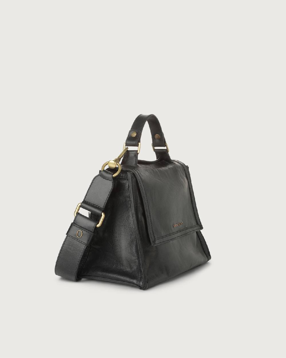 Orciani Borsa Sveva Notturno piccola in pelle con tracolla Italy
