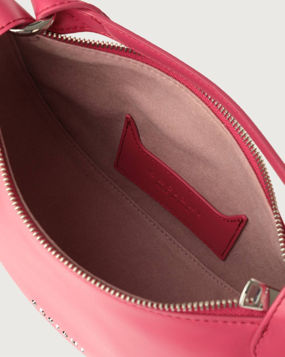 Orciani Mini Bag Dumpling Vanity in pelle con tracolla Italia